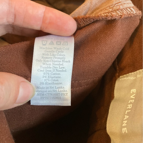 Everlane shorts in redwood color, size 0 - Picture 12 of 12